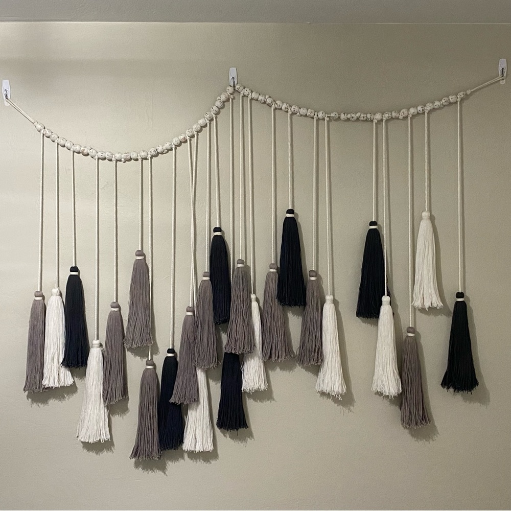 Pottery Barn Oversized Tassel Garland